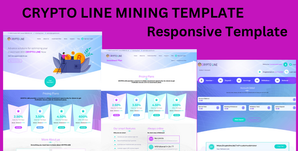 Crypto Investment And Trading Website Template In 